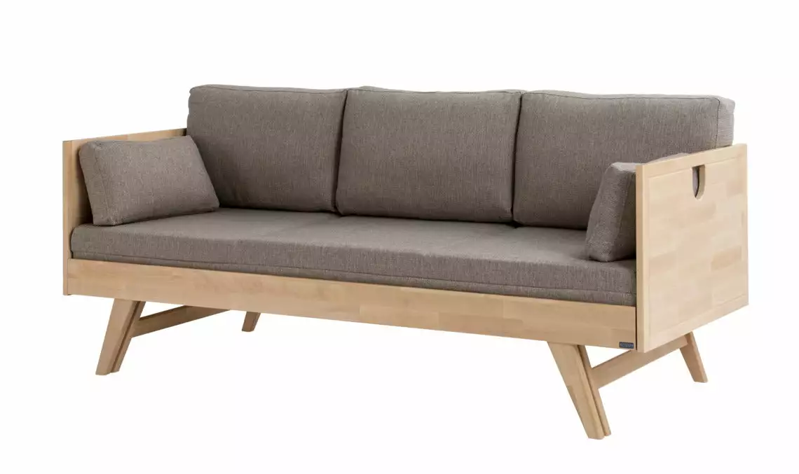 Kiteen Huonekalutehdas Oy. NOTTE 3 Hengen Puusohva Ilman Patjoja