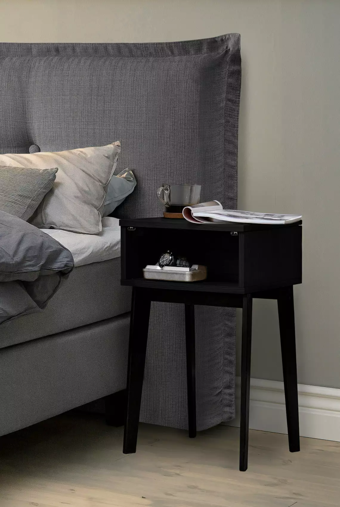 Hilding Anders Finland Oy JENSEN CHARON Yöpöytä - Image 2