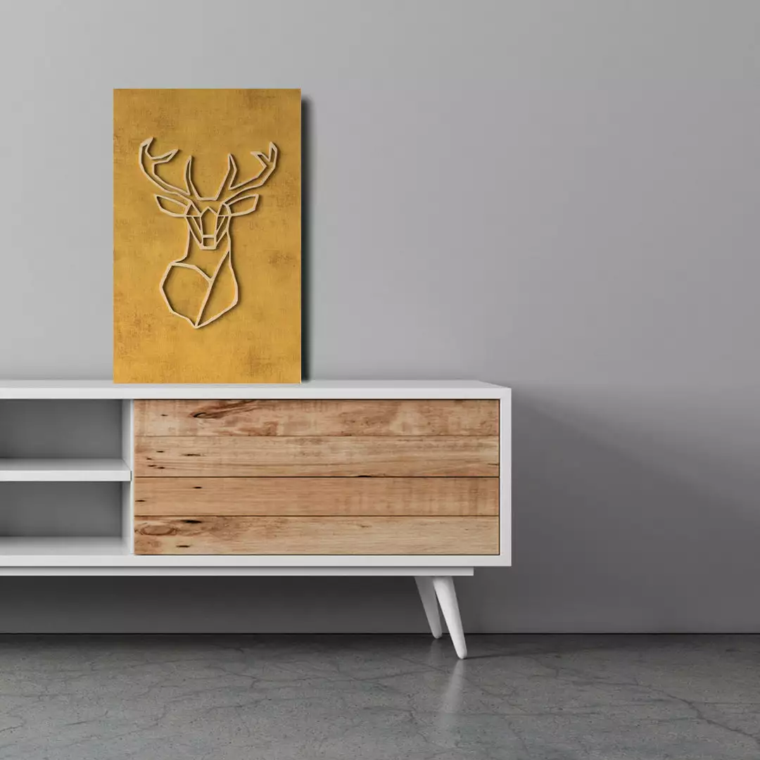 Havina By North Oy PEURA OKRA Sisustustaulu 37 X 57 Cm - Image 4