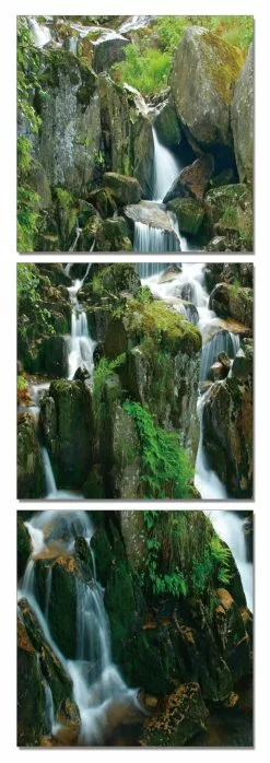 Kuvankaunis Sisustus Oy VESIPUTOUS Sisustustaulut 3 X 60*60 Cm