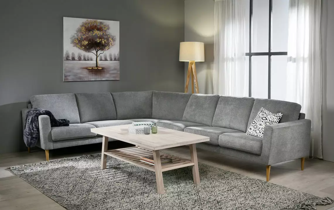 Unico Finland Oy ILONA Kulmasohva 3K2 Alfa 167 -kankaalla - Image 6