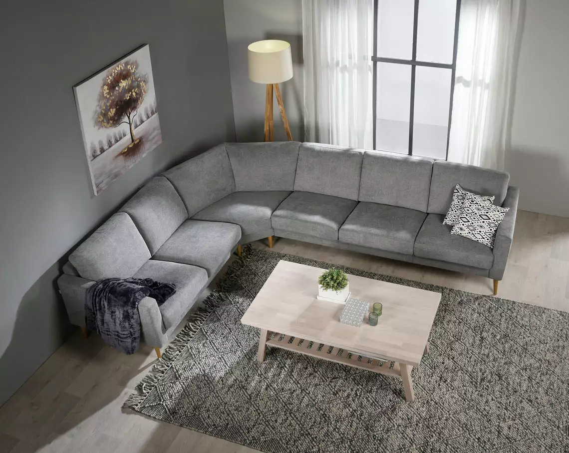 Unico Finland Oy ILONA Kulmasohva 3K2 Alfa 167 -kankaalla - Image 7