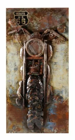 Prime Taste Artwork LTD MOOTTORIPYÖRÄ Sisustustaulu 70 X 140 Cm